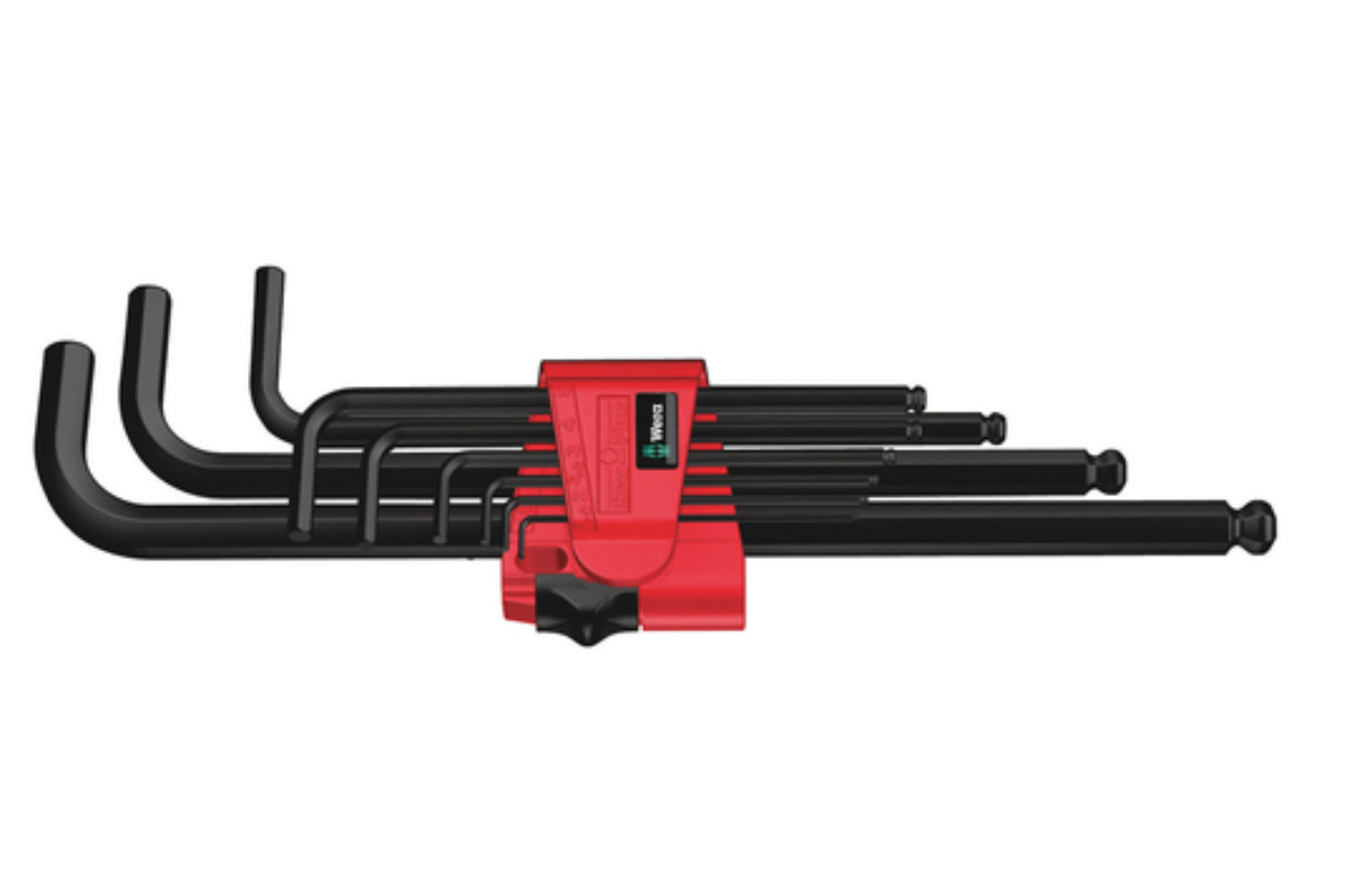 TOOL WERA HEXPLUS 6 L-KEY SET METRIC BLK