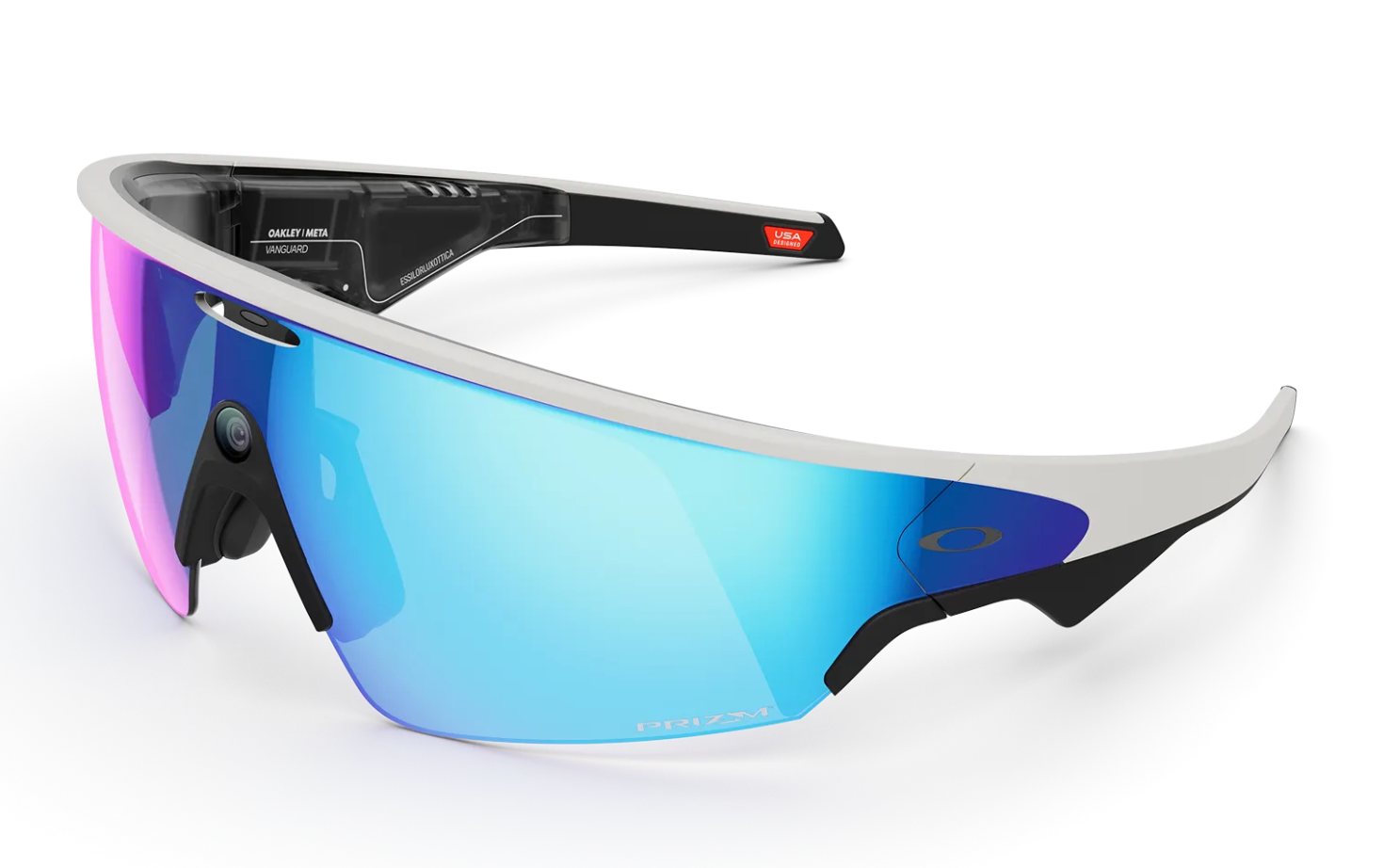 OAKLEY VANGUARD META WHITE W/PRIZM SAPPHIRE
