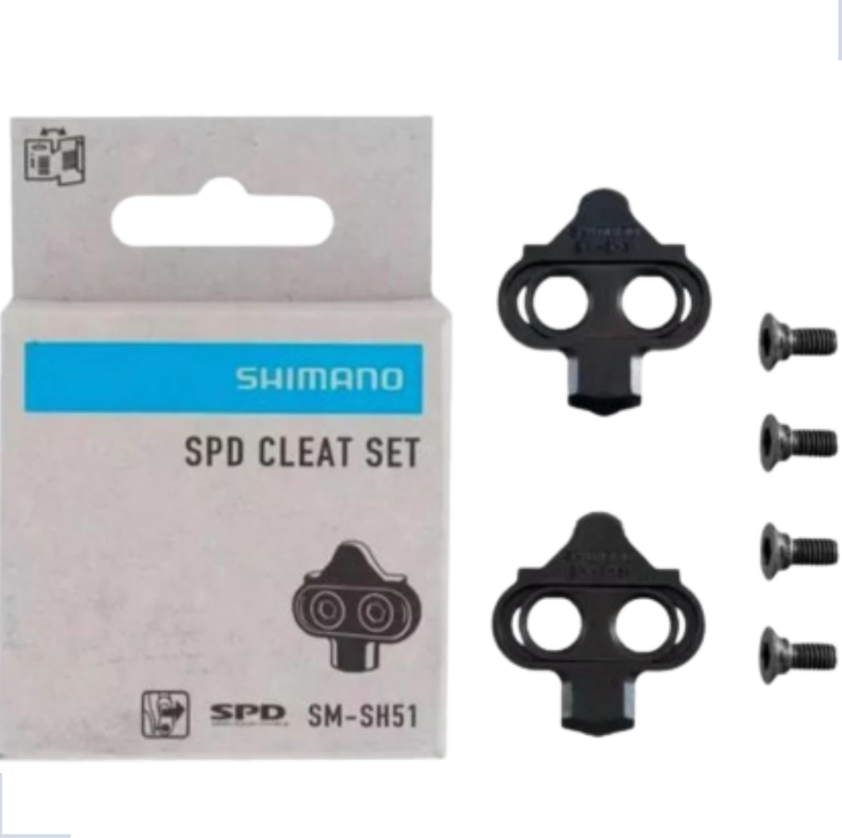 SHIMANO CLEAT SM-SH51 SPD SET SINGLE RELEASE