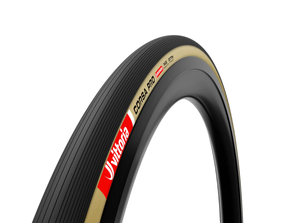VITTORIA CORSA PRO TLR 700x30C TYRE (TAN)
